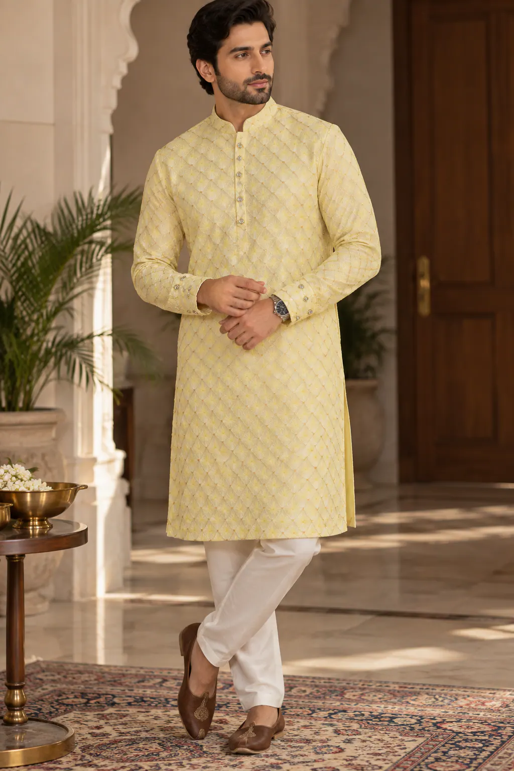 Chikankari Kurta Pyjama Set catalogue image